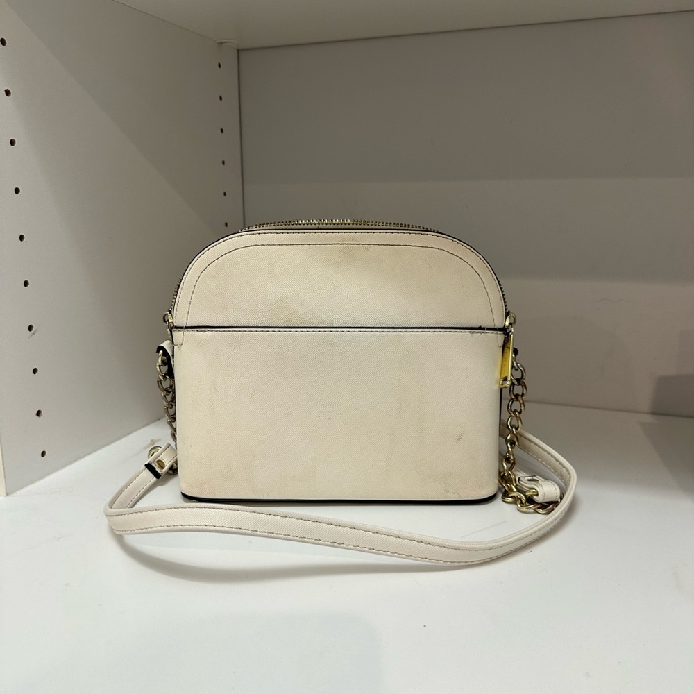 Steve Malden shoulder off white bag